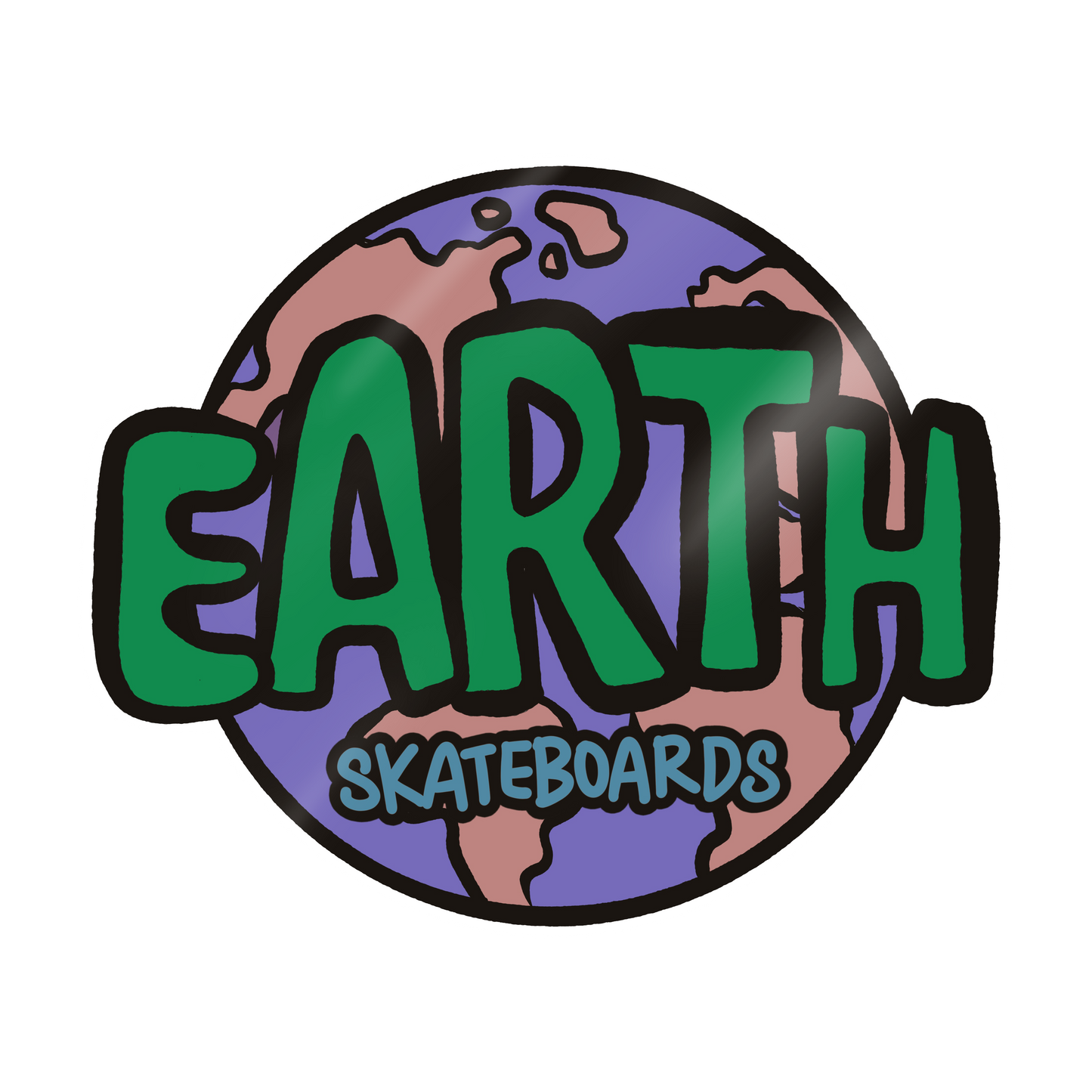 3 Earth Stickers (OWL)