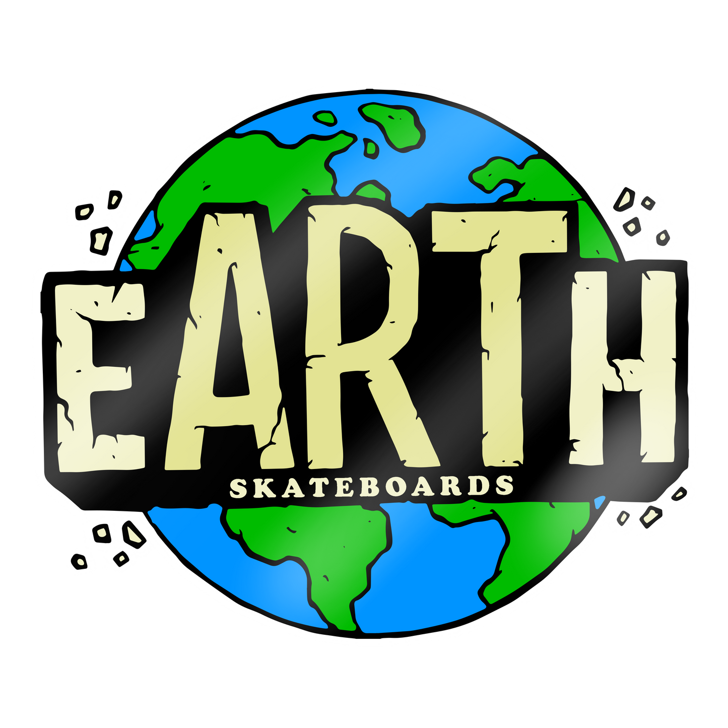 Earth Skateboards Stickers