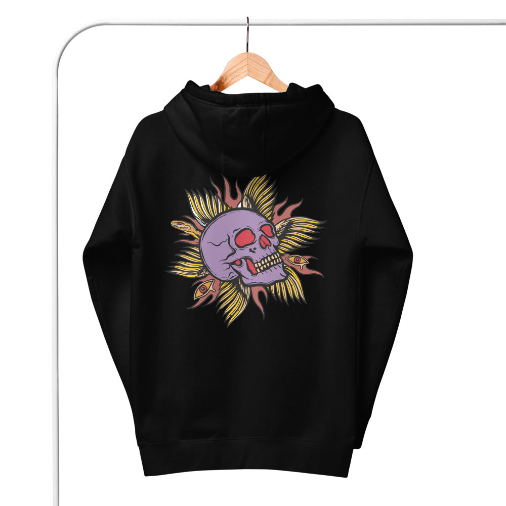 SKULL - Black Pullover Hoodie