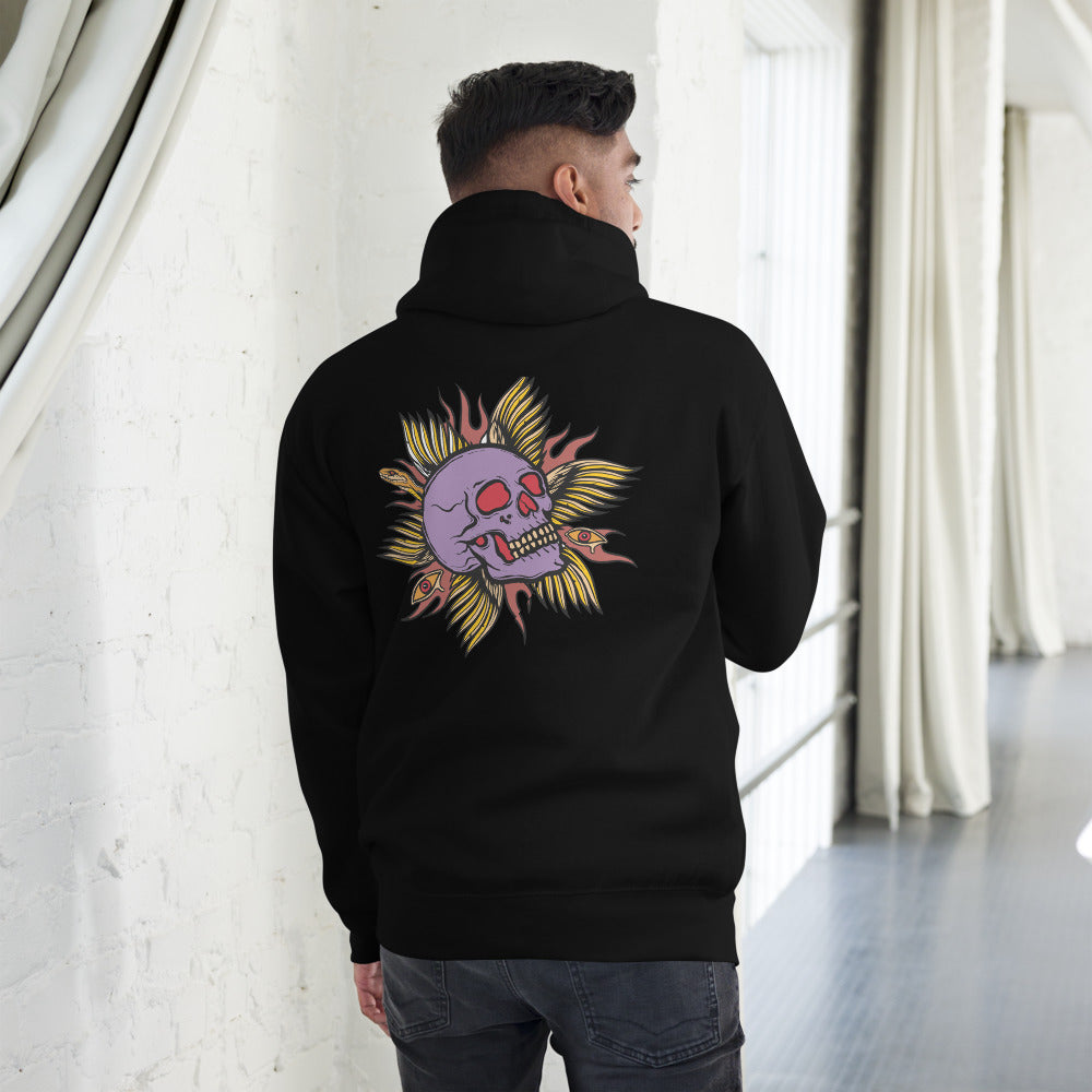 SKULL - Black Pullover Hoodie