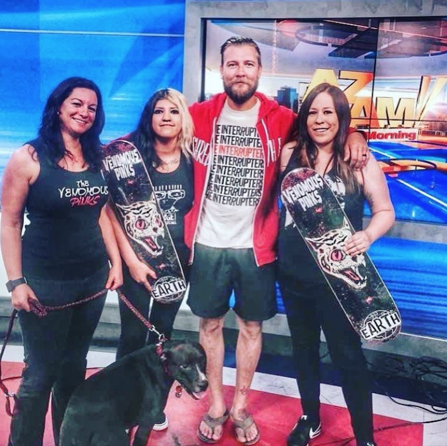 The Venomous Pinks Deck (7.88")