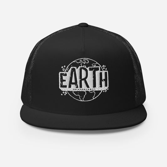 Earth Hat - Black w/ embroidery