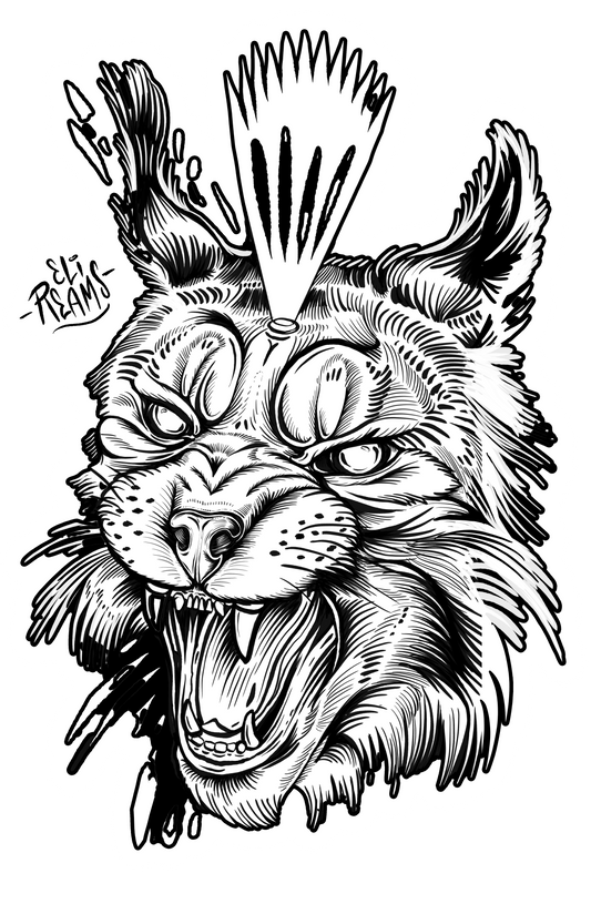 3 Lynx Stickers