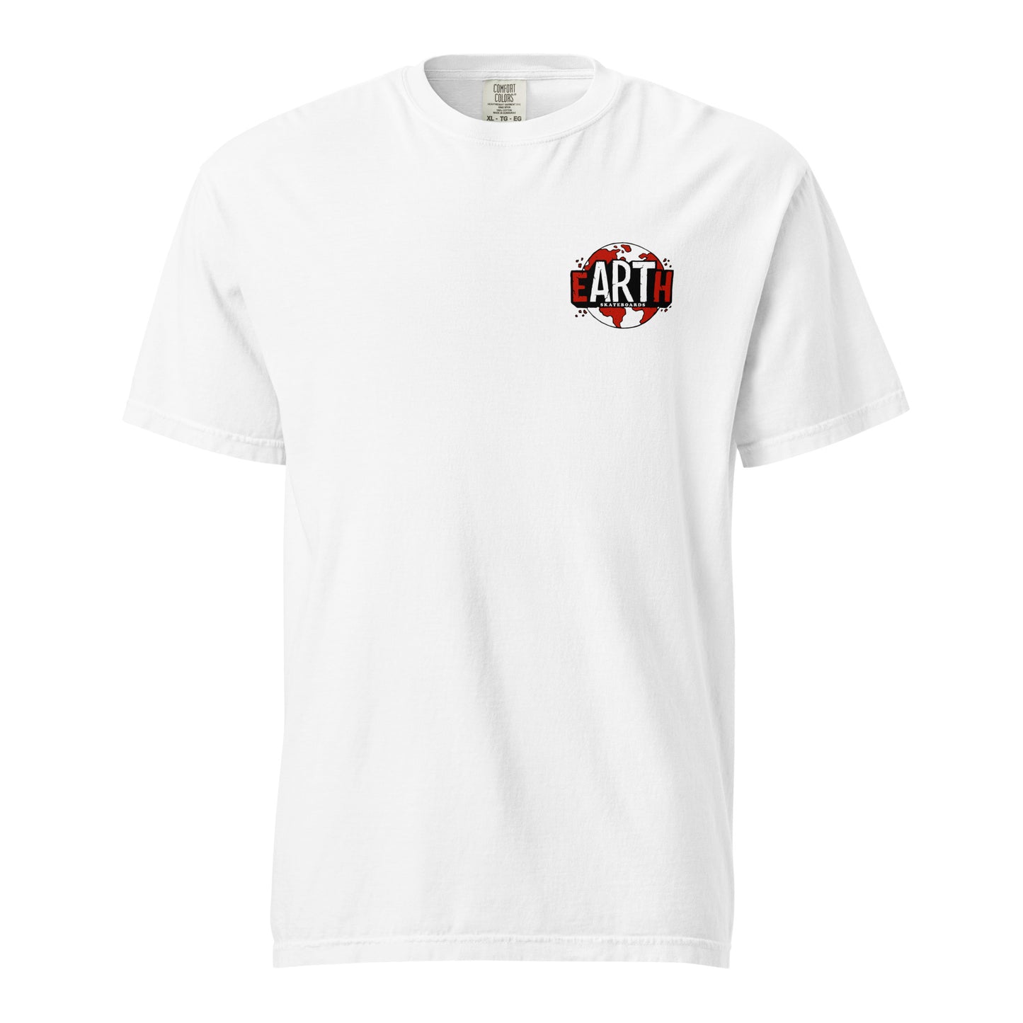 White Shirt w/ Red Earth Logo