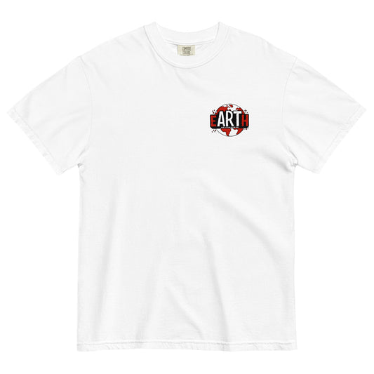 White Shirt w/ Red Earth Logo