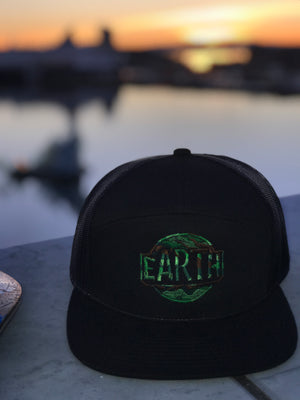 Earth Hat - Black Camo